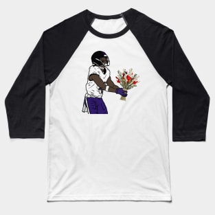 Zay Flowers Bouquet Celebration Baseball T-Shirt